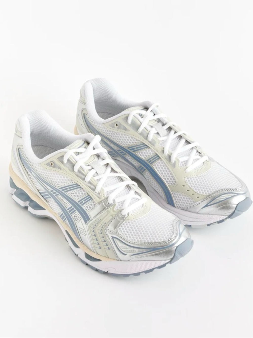 ASICS Gel Kayano 14 in White/Light Navy